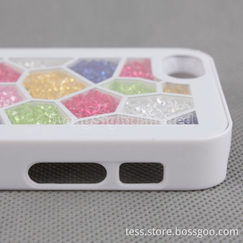 Bling Water Cube Style Colorful Swarovski Crystal Case for iphone 4s 5g